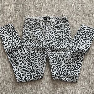 Black Orchid Leopard Print Pants